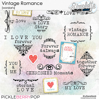 Vintage Romance (wordarts) by Simplette