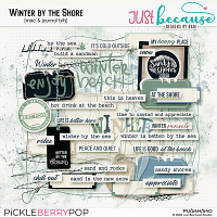 Winter by the Shore Misc & Journal Bits by JB Studio