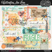 Butterflies Are Free [Artsy Bits and Misc] by Cindy Ritter