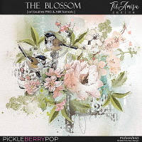 The Blossom ~ brushes and word art  