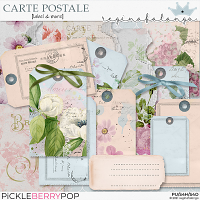 CARTE POSTALE LABEL AND MORE
