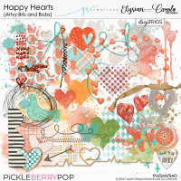 Happy Hearts : Artsie Bits & Bobs