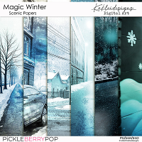 Magical Winter Scenic Papers