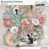 Blossoming Odyssey (elements) by Simplette