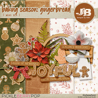 Baking Season: Gingerbread Mini Kit by JB Studio