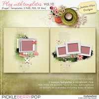 Play With Templates Vol.10 (Jasmin-Olya Designs)