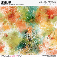 Level up - watercolor brushes in .png format