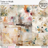 Take a Walk [mix papers] by Sekada Designs 