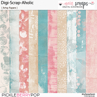 Digi-Scrap-Aholic - Artsy Papers - by Neia Scraps