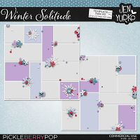 Winter Solitude Template Mini #3