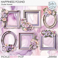 Happiness Found Cluster Frames by Ilonka's Designs