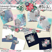 Winter's Gleam: Template Bundle