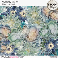 Moody Blues  [flower Overlays] by Sekada Designs