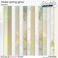 Make Spring grow (papers) by Simplette