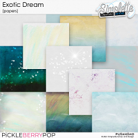 Exotic Dream (papers) by Simplette