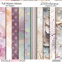 Full Worm Moon Art Papers