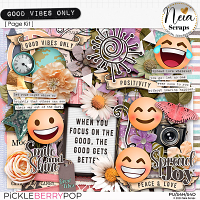 Good Vibes Only - Page Kit - by Neia Scraps 