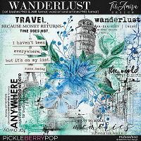 Wanderlust ~  brushes and word art by TirAmisu design 