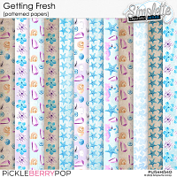 Getting Fresh (patterned papers) by Simplette