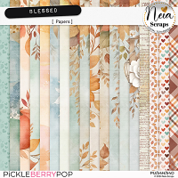 Blessed - Papers - by Neia Scraps