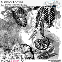 Summer Leaves (CU brushes and stamps) 283 by Simplette