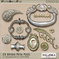 CU Antique Metal Pieces