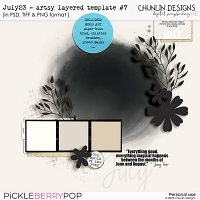 July23 - Artsy layered template #7