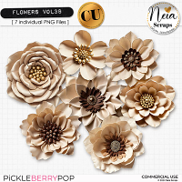 Flowers VOL38 - CU - by Neia Scraps