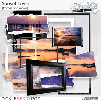 Sunset Lover (frames and masks) by Simplette