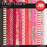 Truly Yours Papers by JB Studio