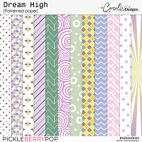 Dream High-Patterned paper