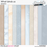 What binds us (papers)