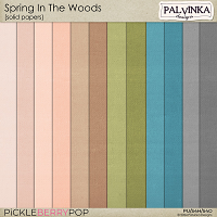 Spring In The Woods Solid Papers