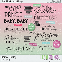 Baby, Baby Word Art