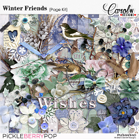 Winter Friends-Page Kit