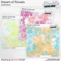 Dream of Flowers (CU elements) BUNDLE