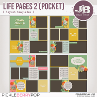 {CU} Life Pages Pocket 2 Templates by JB Studio