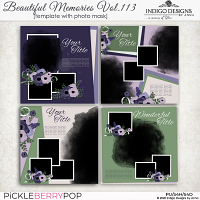 Beautiful Memories Templates Vol.113 by Indigo Design by Anna