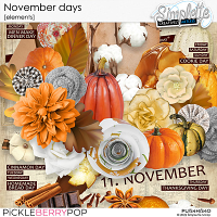 November Days (elements) by Simplette