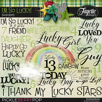 I'm So Lucky! WordArt