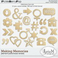 Making Memories Wood Veneer