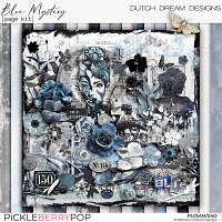 Blue Mystery - Page Kit