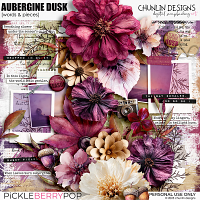 Aubergine Dusk  - words & pieces