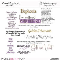 Violet Euphoria WordArt