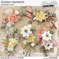 Golden Moments (embellishments) by Simplette