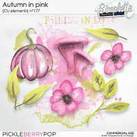 Autumn In Pink (CU elements) 177 by Simplette