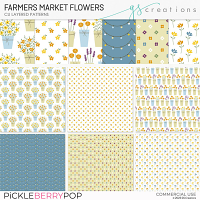 Farmers Market Flower Patterns (CU)