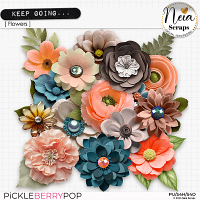 Keep Going - Flowers - by Neia Scraps 