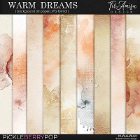 Warm Dreams ~ artistic background papers by TirAmisu design