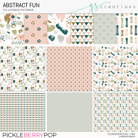 Abstract Fun Layered Patterns (CU)